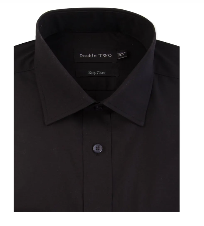  D2 Easy-Care Long-Sleeved Shirt Black SLS3300F -2
